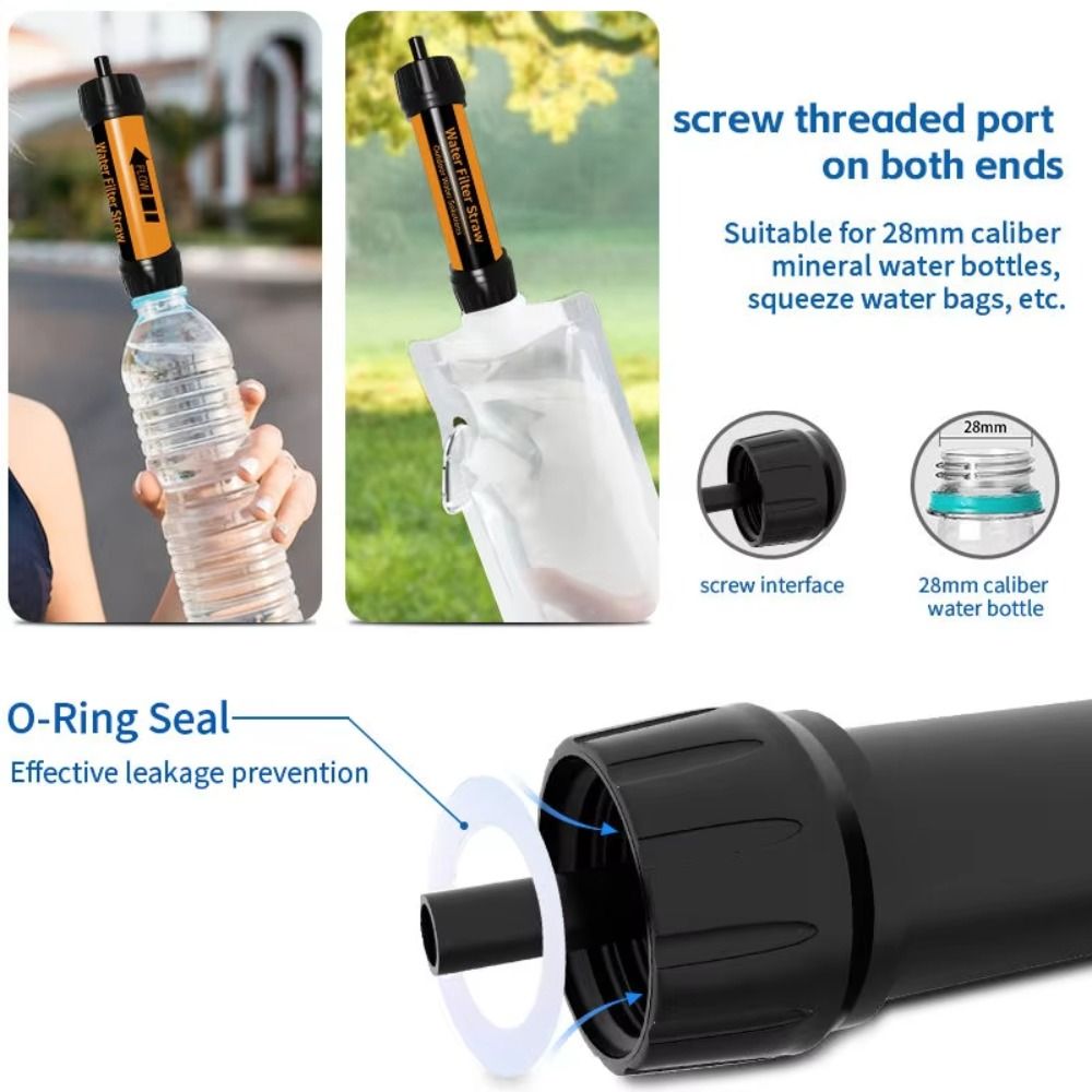 Mini Mini Water Filter Straw P - Water Purification Straw 评论和价格