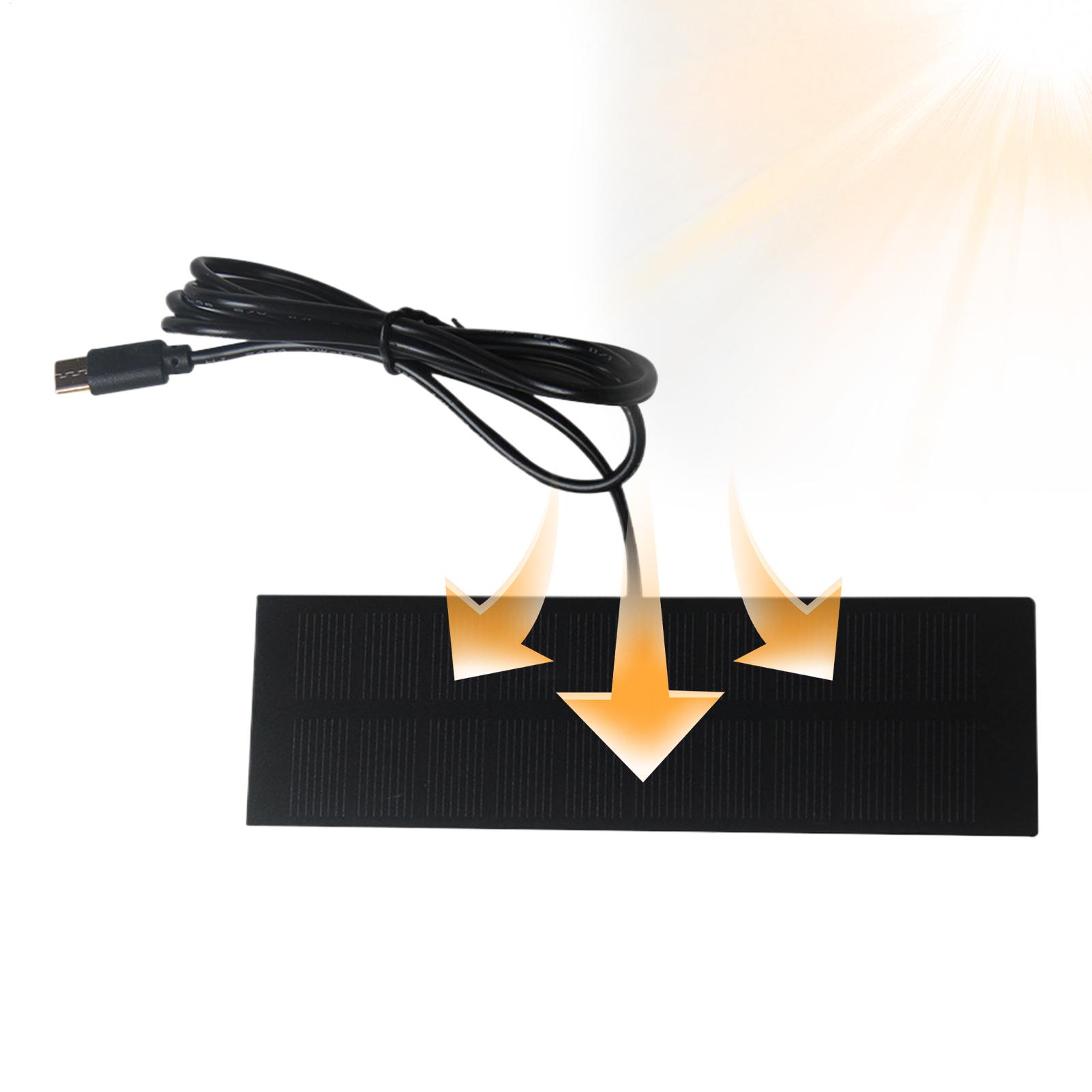 5V 3.7-5W Portable Solar Panel - Solar Emergency Charger 评论和价格