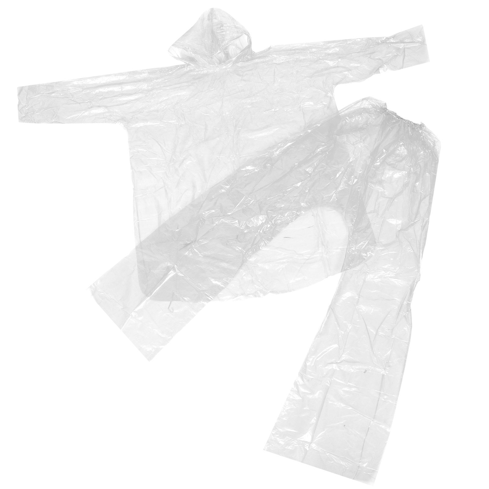 Emergency Rain Poncho Set Clea - Emergency Poncho Rain 评论和价格