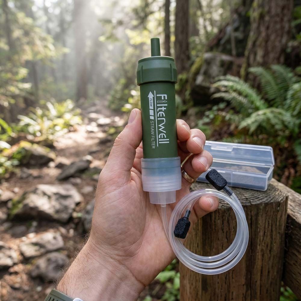 Mini Mini Water Filter Straw P - Water Purification Straw 评论和价格